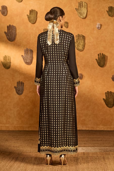 Masaba Black Snowlight Kurta & Pant Set 