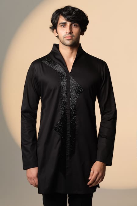 Sanjana Reddy Designs Placket Embroidered Kurta 