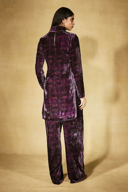 Nirmooha Aurora Plum Monogram Set 