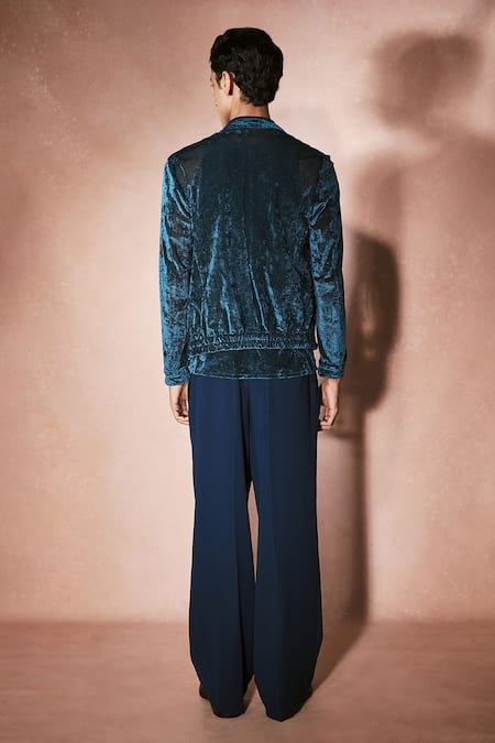 Nirmooha Celestial Midnight Jacket & Pant Set 