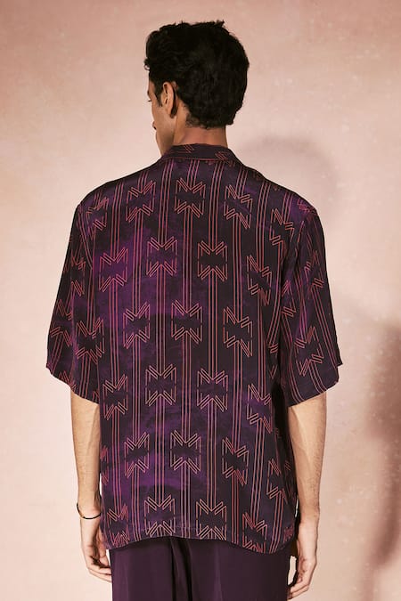 Nirmooha Abstract Pattern Shirt With Pant 