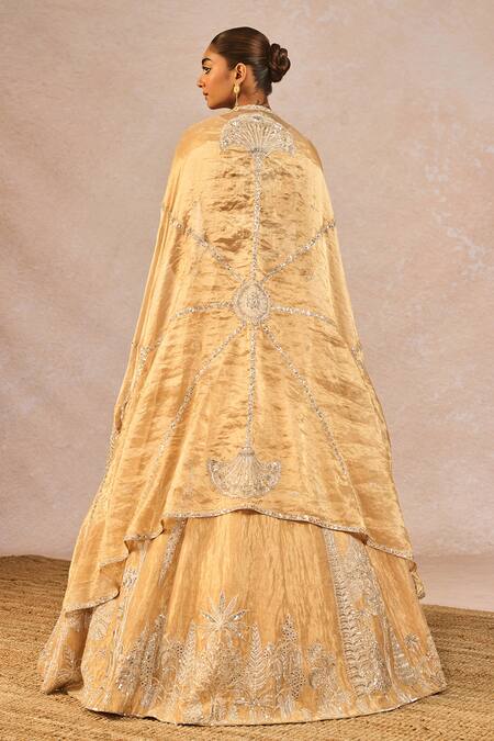 Buy Masaba Gold Tissue Embroidery, Sequins, Stones, Beads, Chandni 12 Kalis Lehenga Set Online at Aza Fashions Buy_Masaba_Gold Tissue Embroidery, Sequins, Stones, Beads, Chandni 12 Kalis Lehenga Set _Online_at_Aza_Fashions