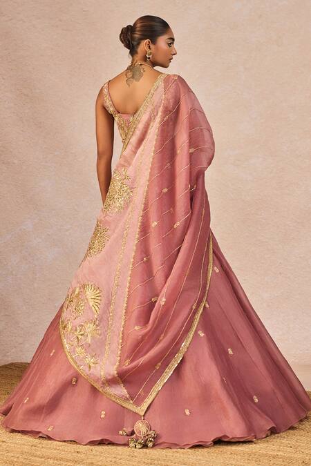 Shop Masaba Pink Organza Embroidery, Zari, Crystals, Pyaar Ke Charche 12 Kalis Lehenga Set Online at Aza Fashions Shop_Masaba_Pink Organza Embroidery, Zari, Crystals, Pyaar Ke Charche 12 Kalis Lehenga Set _Online_at_Aza_Fashions