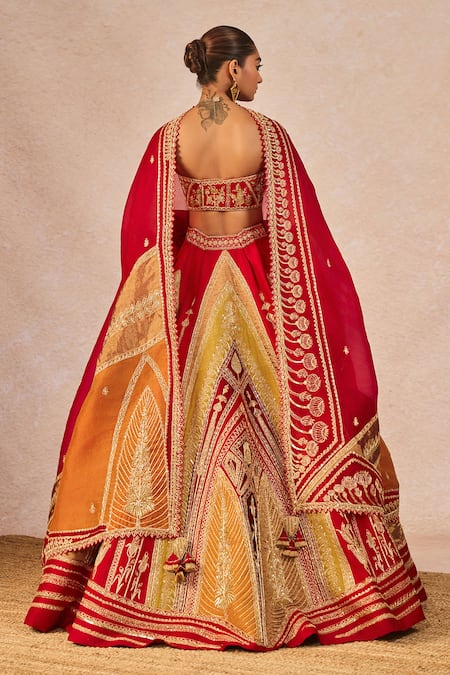 Masaba Garam Masala 12 Kalis Embroidered Lehenga Set 