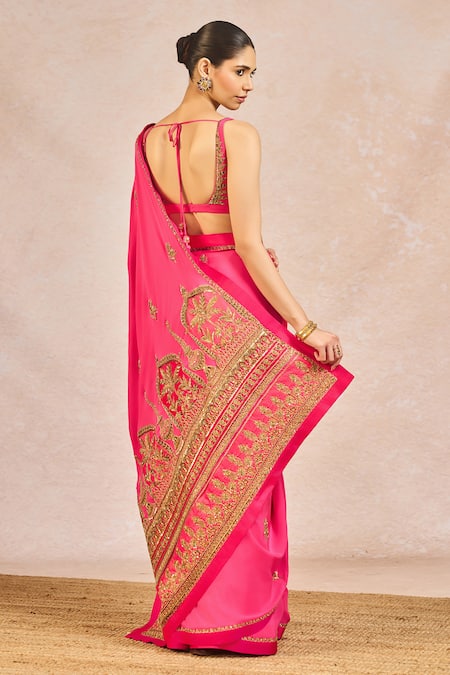 Masaba Patakha Embroidered Saree With Blouse 