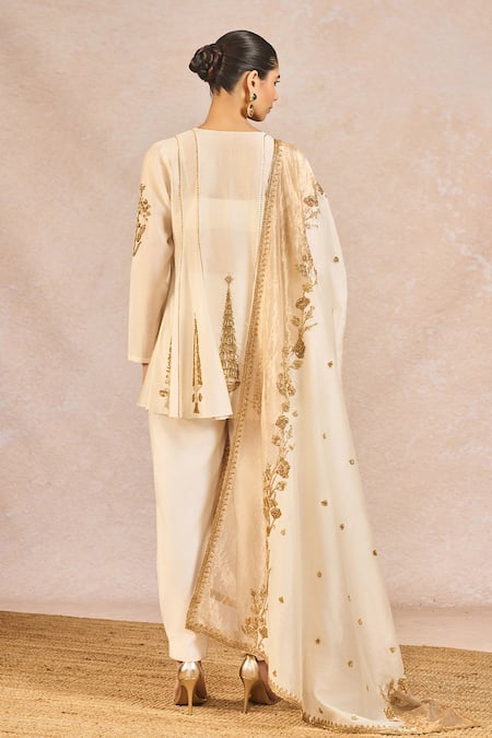 Masaba Pehli Kiran Embroidered Peplum Kurta Set 