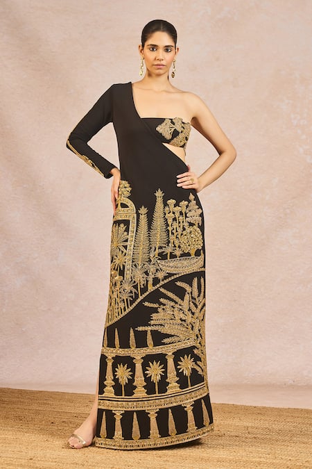 Masaba Aankhon Ka Paigam Embroidered Gown With Bustier 