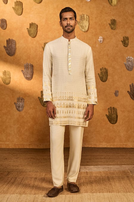 Masaba Ivory Gota Patti Midas Touch Kurta Set