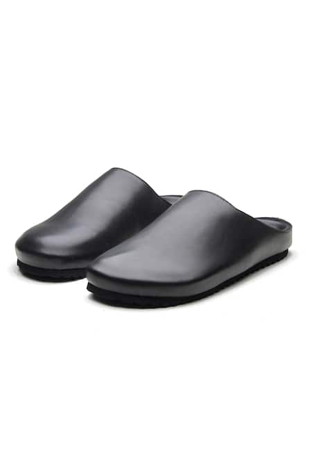 Dang Shoes Black Scrubs Nappa Leather Sandals 