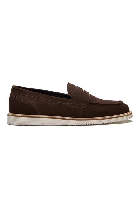 Dang Shoes_Brown On Drive Loafers _Online_at_Aza_Fashions
