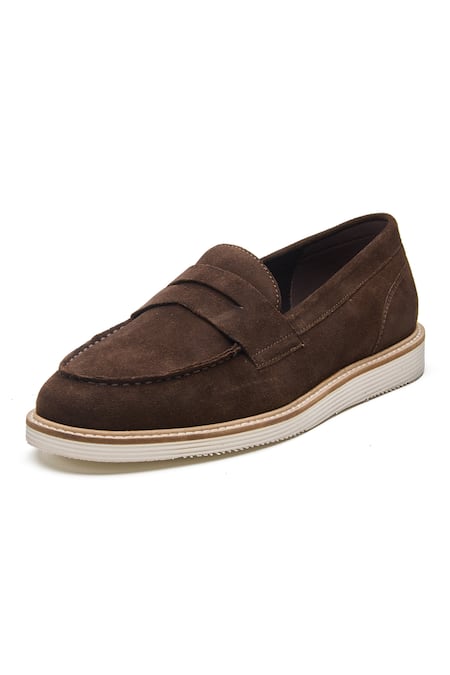 Buy_Dang Shoes_Brown On Drive Loafers _Online_at_Aza_Fashions