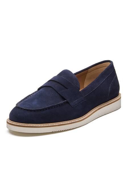 Buy_Dang Shoes_Navy On Drive Loafers _Online_at_Aza_Fashions