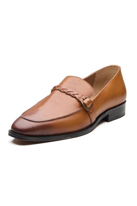 Buy_Dang Shoes_Tan Buck Leather Shoes _Online_at_Aza_Fashions