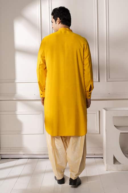 Minikin Embroidered Pathani Kurta Set 