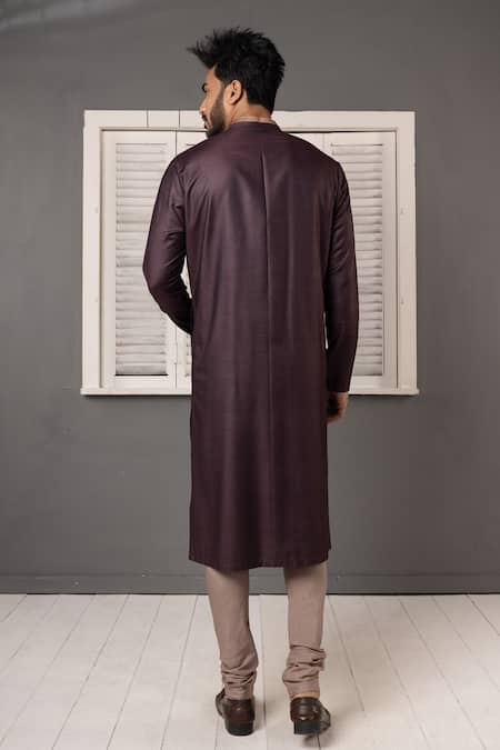 Minikin Mirror Placket Embroidered Kurta Set 