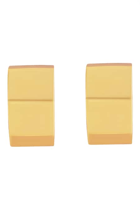 Bblingg_Gold Plated Cayla Hoop Earrings _Online_at_Aza_Fashions