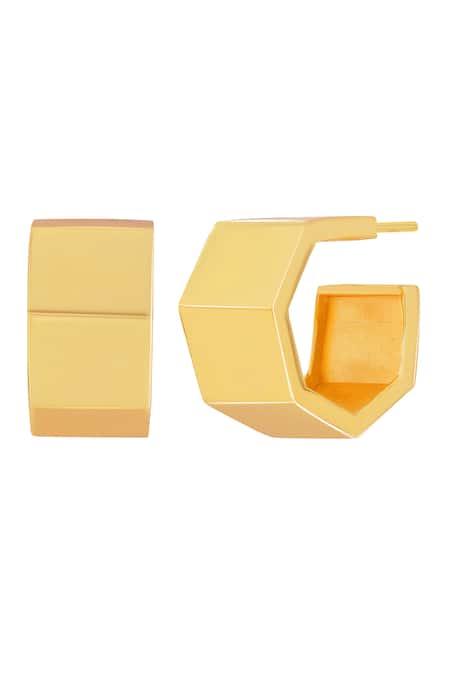 Bblingg Cayla Chunky Chunky Gold Hoop Earrings 