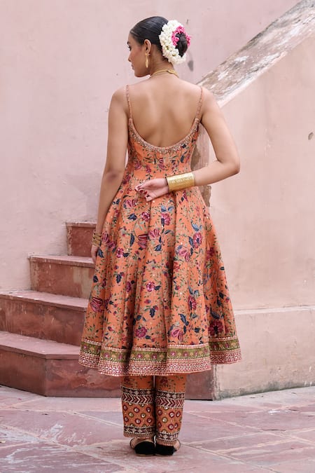 Irrau By Samir Mantri Nargis Printed Anarkali Set 