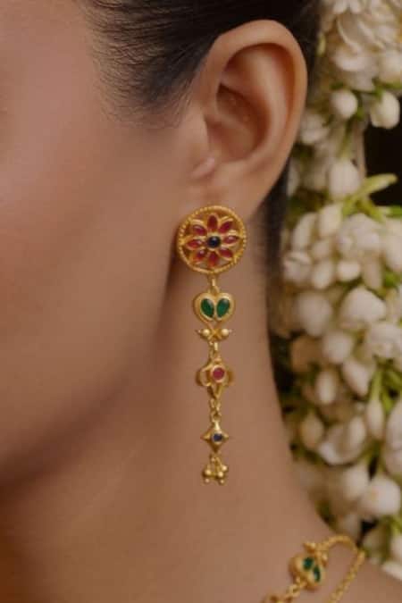 Zariin Melody Of Flowers Earrings 
