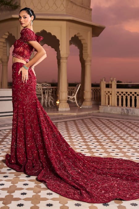 Amit GT Inaaya Embroideredd Lehenga With Blouse 