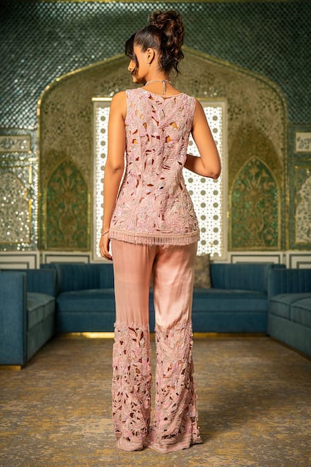 Amit GT Ira Embroidered Tunic With Pant 