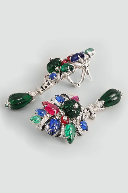 Modarta Floral Multicoloured Earrings 