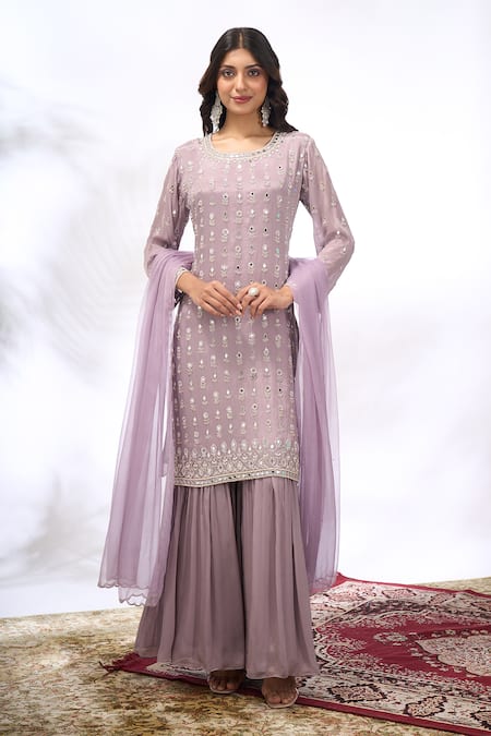 Samyukta Singhania Mirror Work Kurta Set 