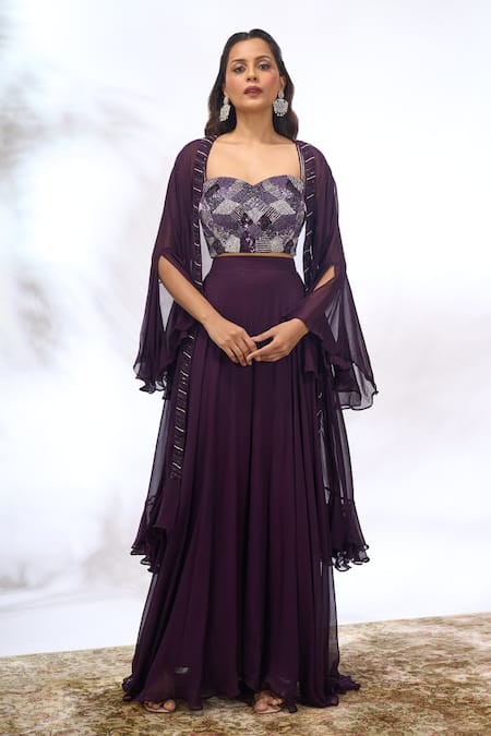 Samyukta Singhania Embroidered Jacket Pant Set