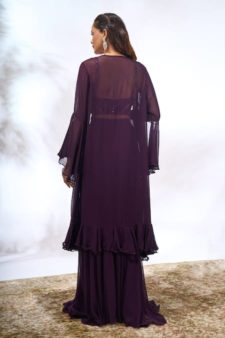 Samyukta Singhania Embroidered Jacket Pant Set