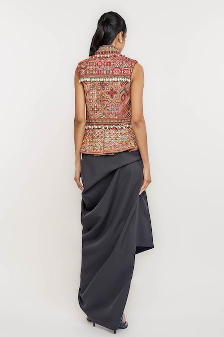 Ott Kutch Patchwork Gilet Jacket 