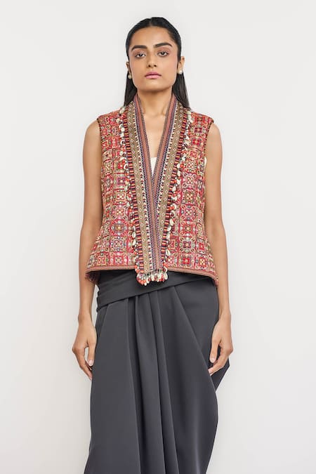 Ott Kutch Patchwork Gilet Jacket 