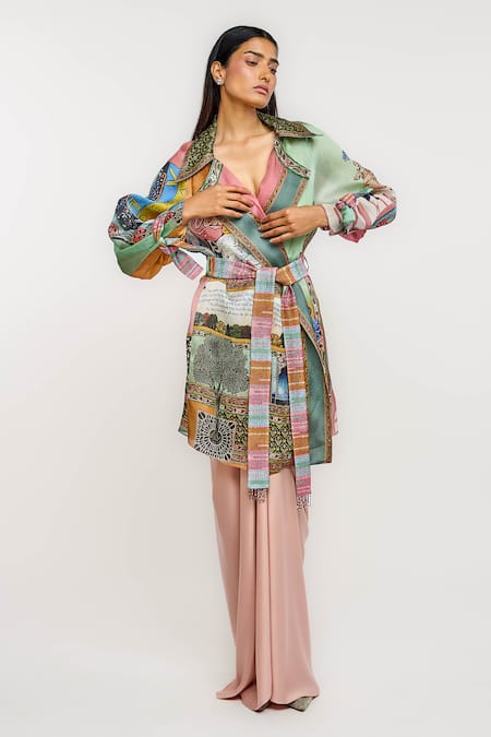 Ott Singh Twins Trench Coat 