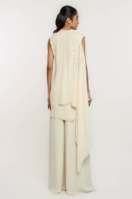 Ott Layered Chikankari Tunic 