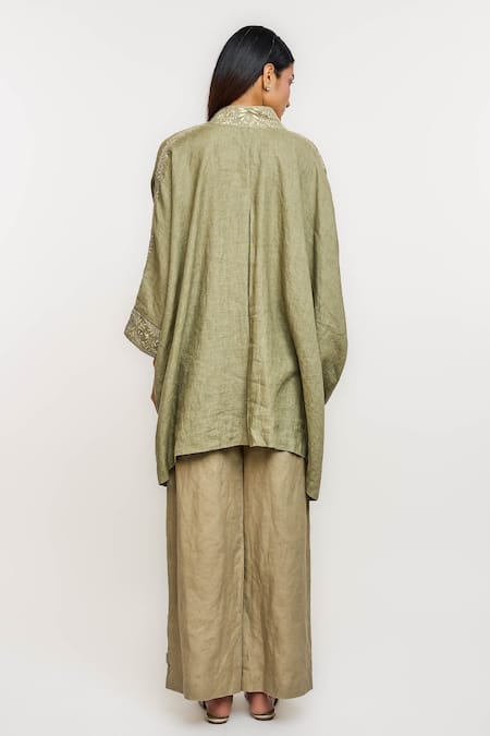 Ott Chikankari Tie - Up Tunic 