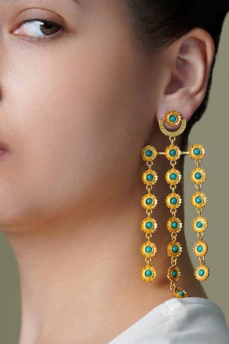 Joules By Radhika Zyrune Chandeliers Earrings 