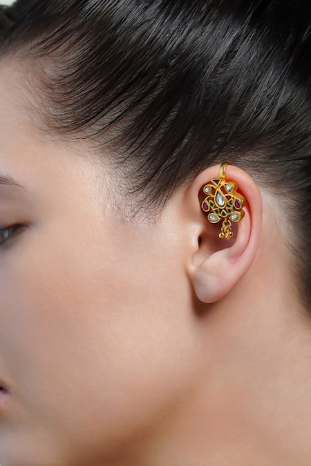 Joules By Radhika Swarnika Stud Ear Cuffs 