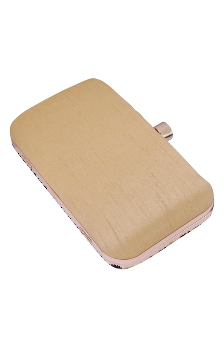 Buy_Nazaakat By Samara Singh_Black Beads, Sequins, Pearls, Stones Geometric Beaded And Embellished Clutch _Online_at_Aza_Fashions