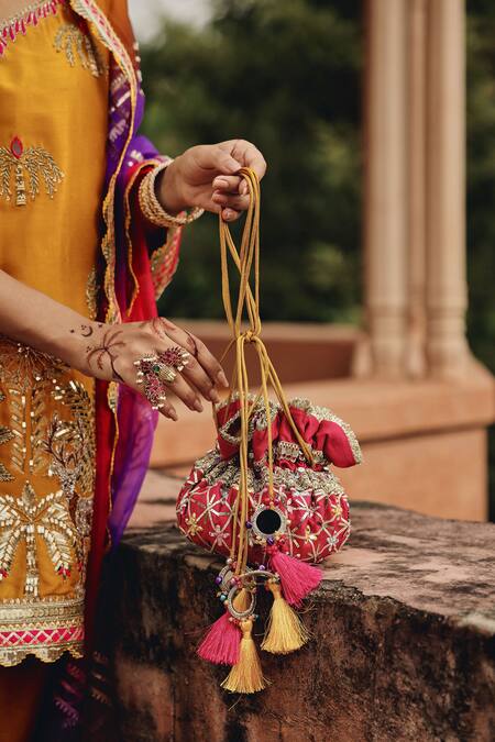 Ajiesh Oberoi Mustard Silk, Organza Embroidery, Mirrors, Metallic Mehfil Kurta Dhoti Pant Set at Aza Fashions Ajiesh Oberoi_Mustard Silk, Organza Embroidery, Mirrors, Metallic Mehfil Kurta Dhoti Pant Set _at_Aza_Fashions