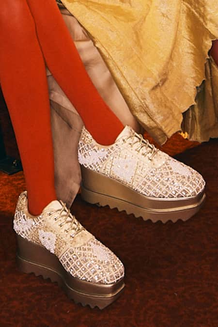 Anaar Shehzaadi Wedge Sneakers 