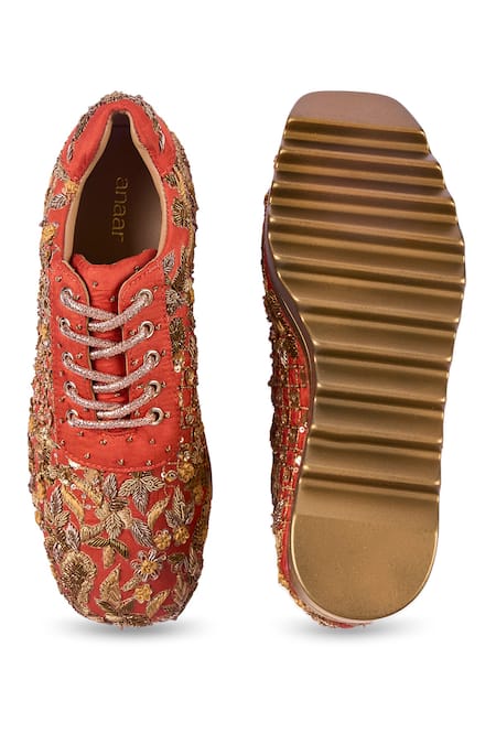 Anaar Sitara Wedge Sneakers 