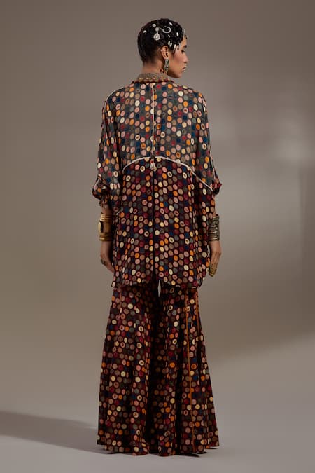 Aseem Kapoor Mandala Pattern Shirt With Trouser 