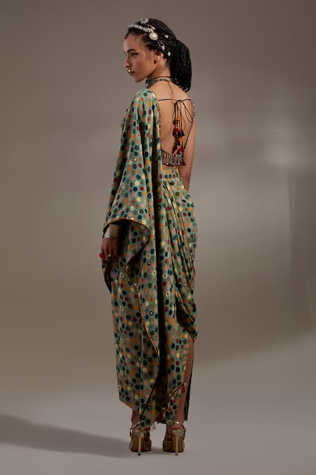 Aseem Kapoor Soma Pre-Draped Saree & Blouse Set 