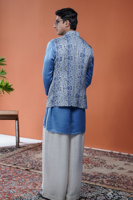 Philocaly Taran Printed Bundi  