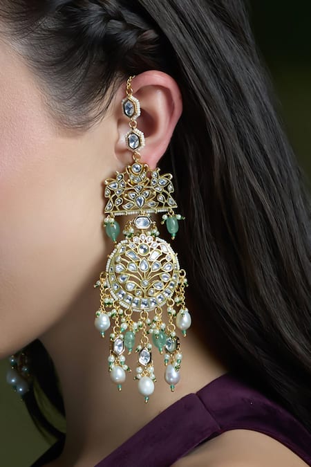 Joules By Radhika Shaahi Moonlight Passa Earrings