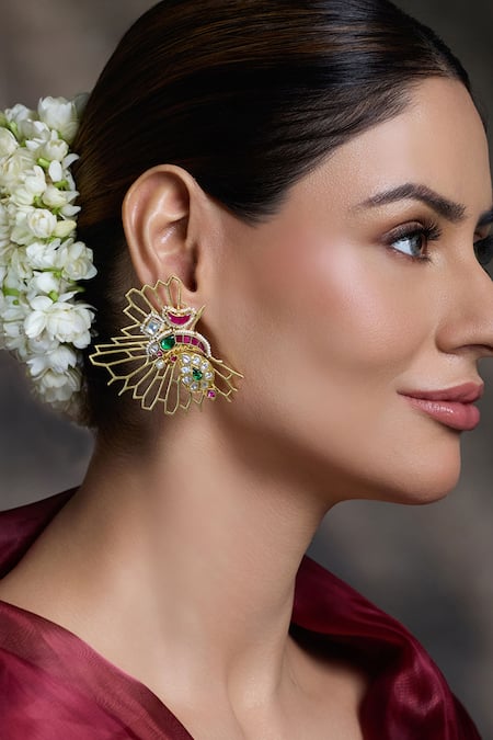 Joules By Radhika Jewel Wing Stud Earrings 