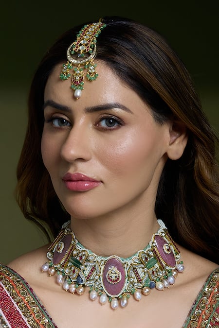 Joules By Radhika Sultana Bloom Maangtikka 