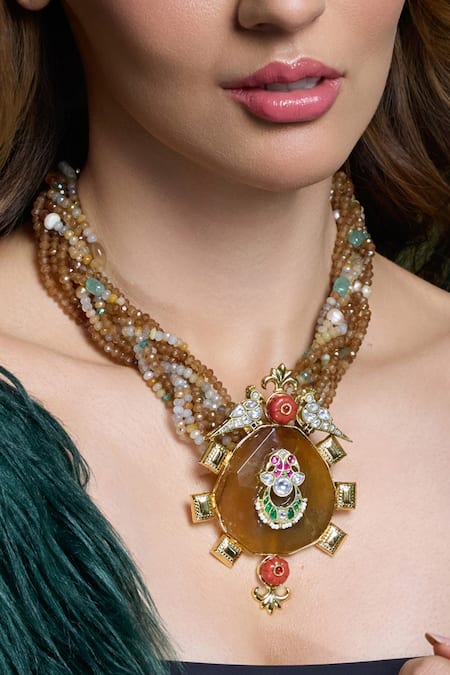 Joules By Radhika Regal Aura Pendant Necklace 