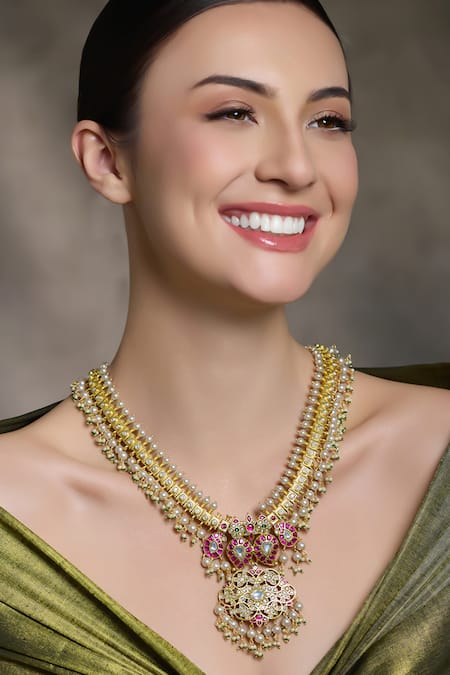 Joules By Radhika Multi Color Regal Radiance Pendant Necklace 