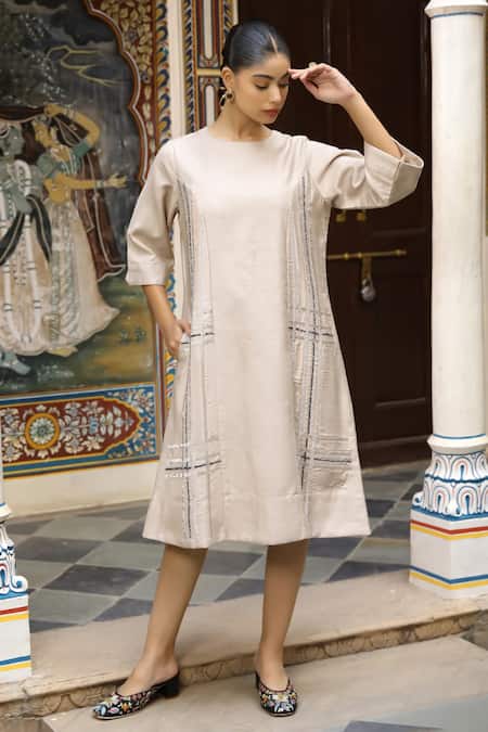 Amoree india Cutdana Work Dress 