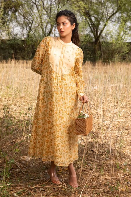 Amoree india Floral Pattern Dress 